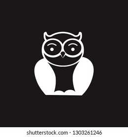 owl icon. owl vector design. Sign design. Vector design. Logo. Vector illustration