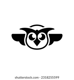 Owl icon vector design trendy