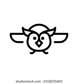 Owl icon vector design trendy