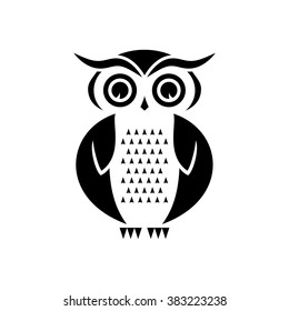 Owl icon. vector illustration