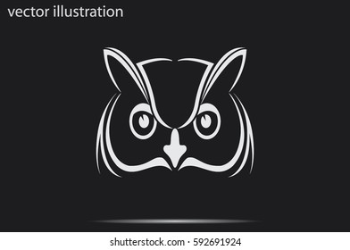 owl icon vector illustration.