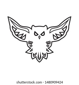 Owl Icon Vector Illustration Design