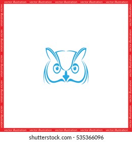 owl icon vector illustration eps10.