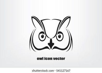 owl icon vector illustration eps10