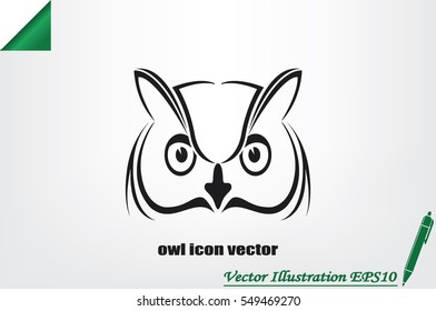 owl icon vector illustration eps10.