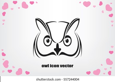 owl icon vector illustration eps10.