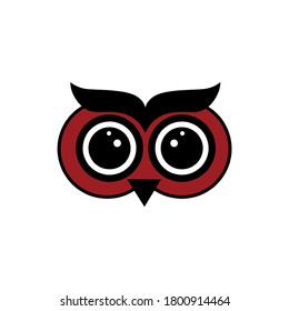 owl icon vector illustration logo template 