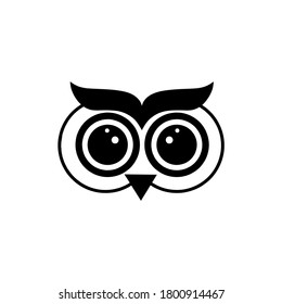 owl icon vector illustration logo template 