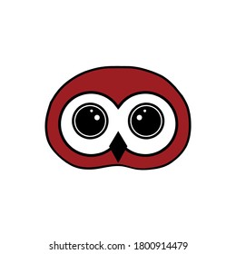 plantilla de logotipo de ilustración de vectores de icono de owl 