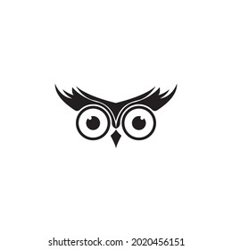 diseño de la plantilla de ilustración del vector de icono de owl