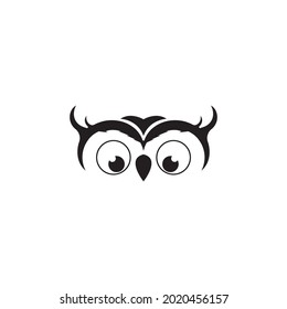 owl icon vector illustration template design