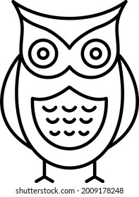 Owl icon vector image. Can also be used for web apps, mobile apps and print media.