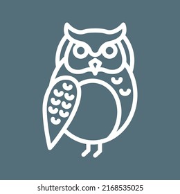 Owl icon vector image. Can also be used for Village. Suitable for mobile apps, web apps and print media.