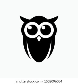 Owl Icon - Vector, Sign and Symbol for Design, Presentation, Website or Apps Elements. 