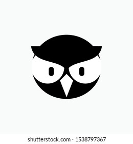 Owl Icon - Vector, Sign and Symbol for Design, Presentation, Website or Apps Elements. 