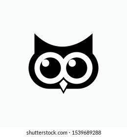 Owl Icon - Vector, Sign and Symbol for Design, Presentation, Website or Apps Elements.