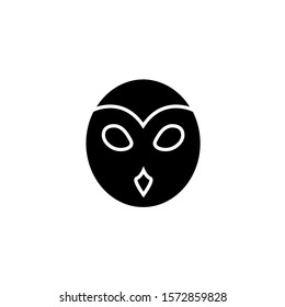 owl icon. vector sign symbol on white background
