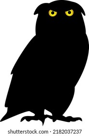 owl icon. vector sign symbol on white background