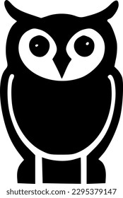 owl icon vector symbol design illustration