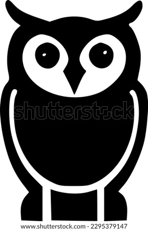 owl icon vector symbol design illustration