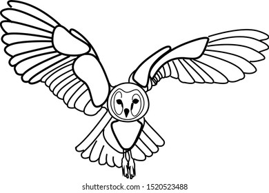 owl icon and vector to work your design image, to create illustrations, artistic works