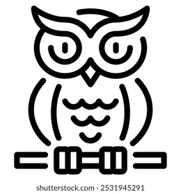 Owl icon for web, app, infographic, etc