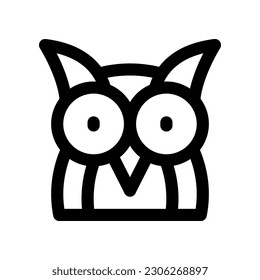 owl icon for your website design, logo, app, UI.
