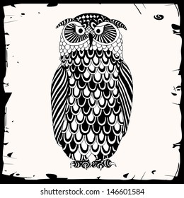Owl illustration 
