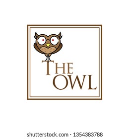 The Owl Illustration Clothes Logo Vector