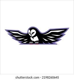 owl illustration logo design for your t-shirts and merchandise