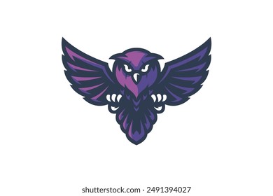 owl illustration logo mascot image
