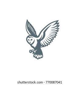 Owl illustration modern design