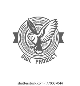 Owl illustration modern design