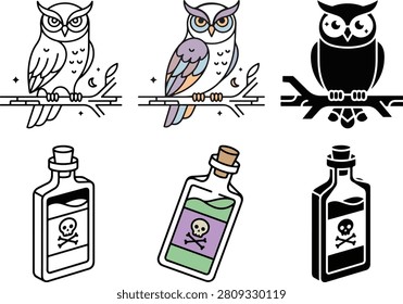 Owl illustrations  
