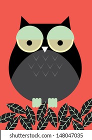 owl illustration/vector