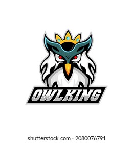 
Owl King E Sport Logo Design