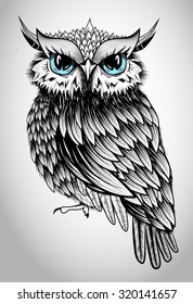 Owl Lady illustration