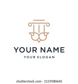 Owl law logo design inspiration	