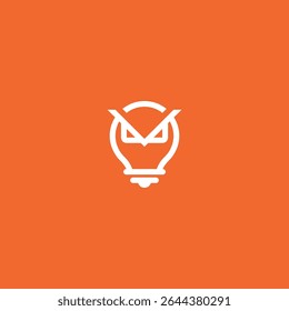 Owl Lightbulb Wisdom in Innovation