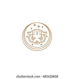 Owl line Icon