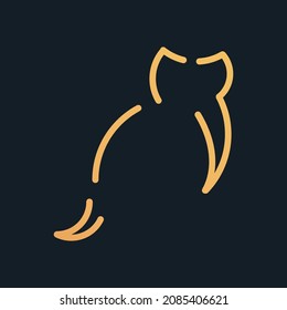 Owl line logo. Owl Logo icon creative Modern Design
