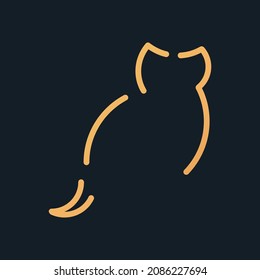 Owl line logo. Owl Logo icon creative Modern Design