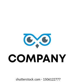 owl logo concept sign vector 