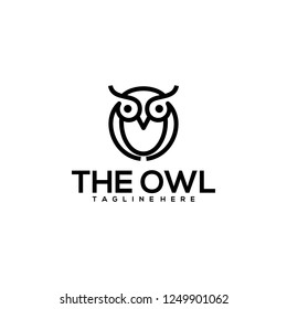 Owl Logo Templates Business Company Stock Vector (Royalty Free) 1570919203