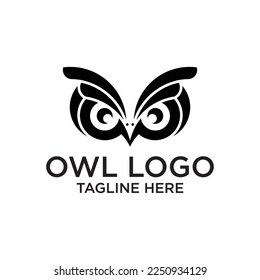 OWL LOGO DESIGN ABSTRACT CREATIVE