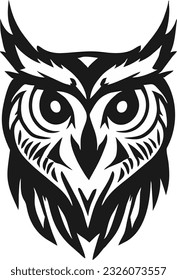 Owl logo design, Owl badge emblem vector icon, Vector illustration 20