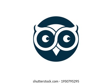 Owl Logo Design and icon concept. Logo available in vector.