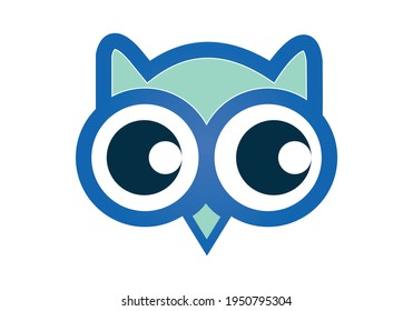 Owl Logo Design and icon concept. Logo available in vector.