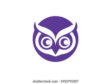 Owl Logo Design and icon concept. Logo available in vector.