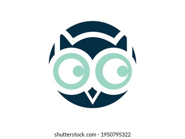 Owl Logo Design and icon concept. Logo available in vector.